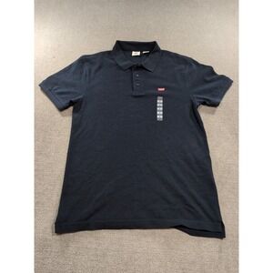 NWT Levi's Men's Polo Shirt Size S Small Navy Blue Short Sleeve‎ Casual Golf